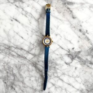 Vintage Authentic Working Blur Gucci Watch